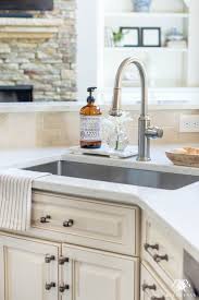 And white kitchen cabinets are classic, to forever be in style. Update And Make A Traditional Cream Kitchen More Modern On A Budget