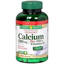 Many calcium supplements also contain vitamin d. Nature S Bounty Calcium 1200 Mg Plus Vitamin D3 1000 Iu Dietary Supplement Softgels Express Rx