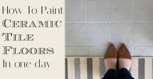 painting tile floors a beginner s