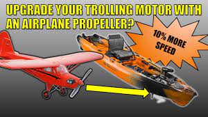 4 airplane prop on a trolling motor