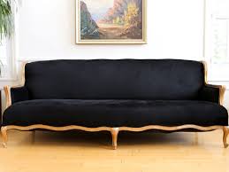 Get great deals on velvet sofas. Vintage French Velvet Black Louis Style Long Sofa Couch No 611 Shopgoldenpineapple