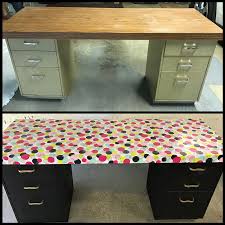 This video is not sponsored. Diy File Cabinet Desk Spray Painted Cabinets Black And Spray Painted The Drawer Handles Gold The Top Of Diy Storage Wood Furniture Diy Craft Storage Drawers