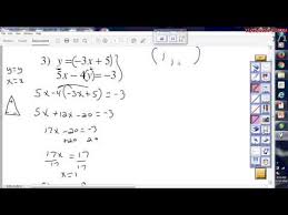 Solving Systems Of Equations By Using