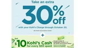 Kohls 30 Off Coupon 10 Mens Coupon 15 Off Home