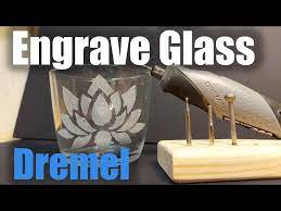 Engrave Glass With A Dremel Complete