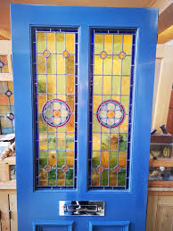 Victorian Style 2 Panel Stained Glass