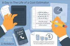 cost estimator job description salary