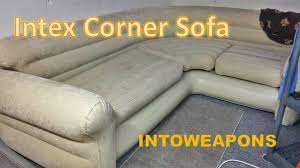 intex inflatable corner sofa review