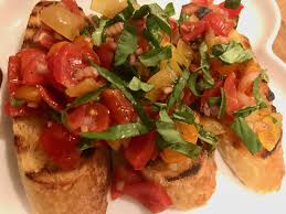 The barefoot contessa suggests that some of the basil be chopped and used as a garnish for the hot. Tomato Bruschetta Is Tedious But Worth It Persistiny