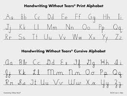 A Print And Cursive Letter Alphabet Cursive Alphabet