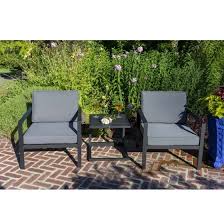 Sam Aluminum Conversation Set Linen