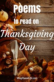 Image result for poetry and thanksgiving