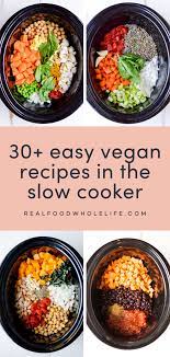 easy vegan recipes in the slow cooker