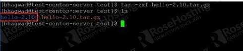how to install tar gz in centos