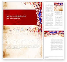 4th Of July Celebration Free Word Template 03392 Poweredtemplate Com