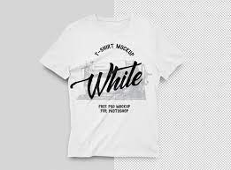 white t shirt mockup by mika jalilo