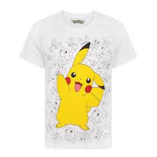 Buy Pikachu Pokemon Wave Boy's T-Shirt (11-12 Years) White at Amazon.in