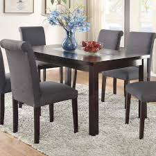 Benjara Brown Wooden Dining Table With
