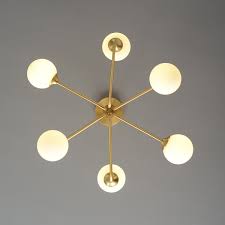 modern br sputnik chandelier 6 light