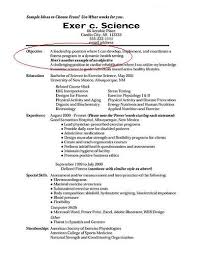 Simple Resume Objectives Under Fontanacountryinn Com