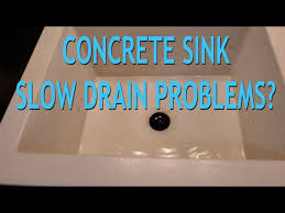 fixing sink that drains slow no
