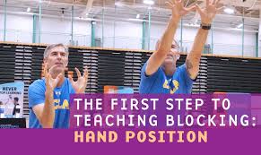teaching blocking hand position