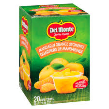 mandarins in light fruit juice syrup bowls