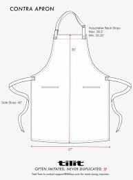 Freeuse Contra Aprons Size Chart Apron Male Size Chart Png