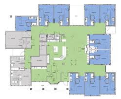 green house nursing home floor plan