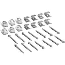 drop in sink mounting kit with 14 clips