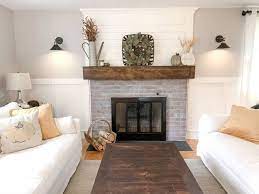 Faux Beam Fireplace Mantle Wood