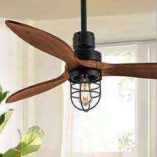 Farmhouse Outdoor Ceiling Fan With