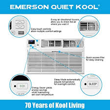 Emerson products play a significant role in the temperature, humidity level and overall comfort. Buy Emerson Quiet Kool 230v 14k Btu Through The Wall Heat And Cool Combo Air Conditioner With Remote Control Eath14rd2 14000 Standard White Online In Indonesia B07q1rspvk