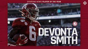 Saturday's exhibition of excellence was different. Alabama S Devonta Smith Is Sporting News 2020 Player Of The Year Sporting News