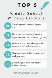 narrative writing prompts for middle