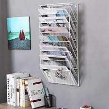 8 Pockets Wall File Holder Wall Mounted