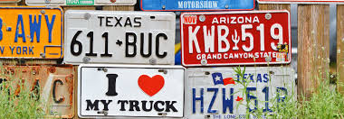 license plates in texas