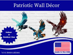 Patriotic Eagle Metal Wall Art Metal