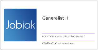 Generalist Ii Job At Chart Industries In Canton Ga Jobiak