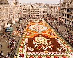 visiting the flower carpet in brussels
