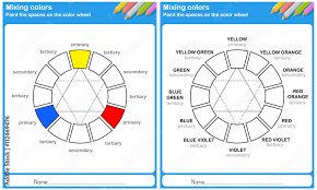 Color Wheel Stock Vector Adobe Stock