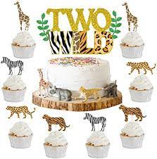 Jungle Safari Theme Birthday Cake For 2nd Birthday Cake Cupcake  gambar png