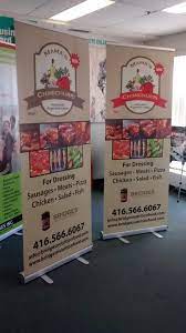 pull up roll up banner stand same day