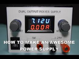 Continuously variable, short circuit and overload protected, hum free, stabilized output. Diy Power Supply With 3d Printed Enclosure Electronics Lab Com