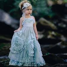 2019 Halter Dollcake Flower Girl Dresses Special Occasion For Weddings Ruffledfloor Length Lace Party Communion Dress For Toddler Girls Dress Shoes