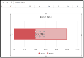 how to create excel progress bar charts