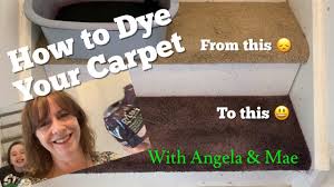how to dye your carpet how to diy