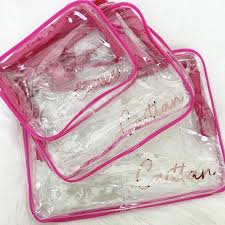 transpa toiletry cosmetic bags