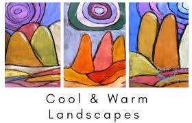 cool and warm modern landscapes in