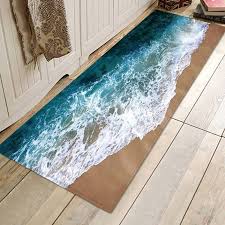 3d color wooden board bath mats and